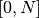 [0,N]